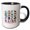 Black/White, variant on 3drose, Maine State. Usa. Four Brushstrokes. Particular Aspects. Pleasant, 11oz Mug