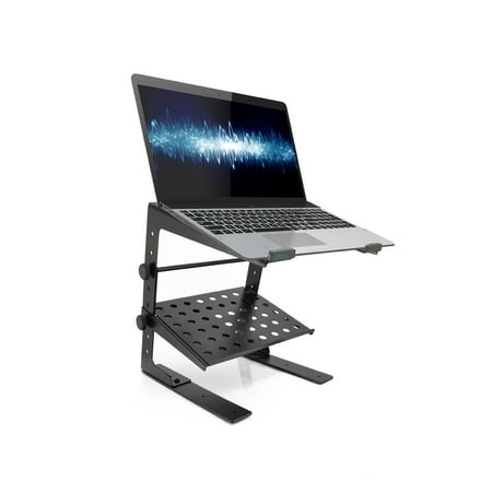 PYLE PLPTS30 - Laptop Computer Stand For DJ With Flat Bottom