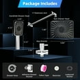 thumbnail image 4 of ATUPEN Rain Shower Head, 12" Wide Adjustable High Pressure Dual Showerhead, 4 of 6