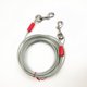 thumbnail image 3 of Pet al aire libre doble gancho extensión cuerda de alambre, dog rope pet traction rope, cadena de perro anti-mordida, 3/5/10 metros, negro rojo y azul, conjunto de tres LingWen 1327537066668, 3 of 4