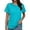 Green, variant on Womens Tshirts Short Sleeves Crew Neck Basic Tee Shirt Spring Clothes Casual Outfits for Women