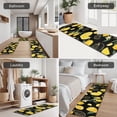 thumbnail image 5 of Yellow Lemon Fruit Slices Black Pattern Kitchen Rugs Sets Of 3,Kitchen Runner Rugs Non Skid Washable,Decorative Kitchen Floor Mats for Kitchen,Sink,Laundry,17"x30"+ 17"x47" + 17"x59", 5 of 6