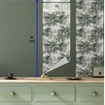thumbnail image 6 of Ambesonne Vintage Peel & Stick Wallpaper for Home, Retro Bloom Exotic Leaves, 13"x36", Reseda Green and Rose, 6 of 6
