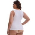 thumbnail image 2 of DARING DIVA Women's Soft Shapewear Tummy Control Tank Top Waist Control L White, 2 of 6