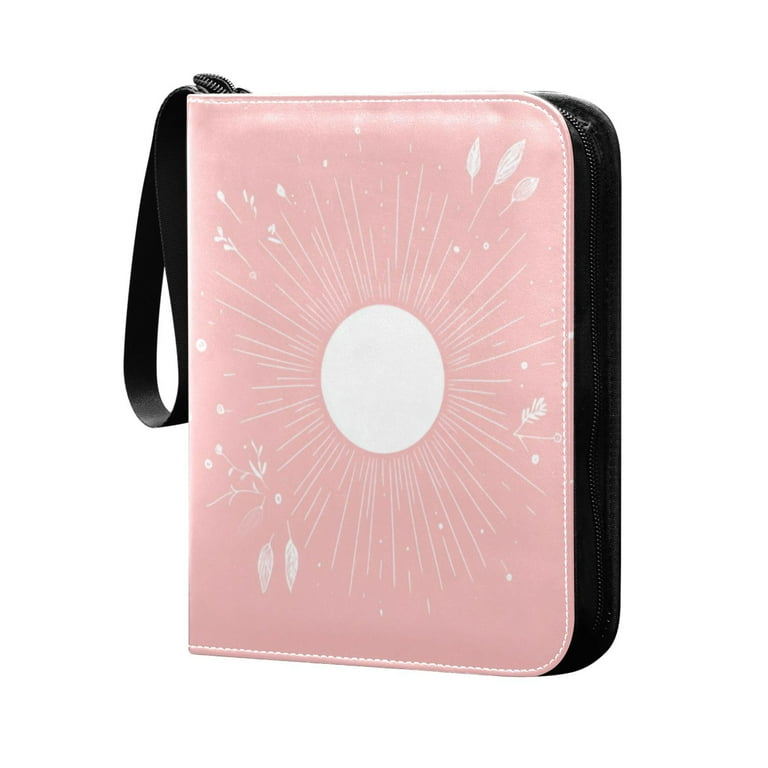 pink 4 card binder Amazon.com: Card Binder 4 Pocket, 400 Pockets Card Holder Compatible with  Game Cards Gift for Girls, Trading Card Binder Album Case Book Storage For  Photocards, Small,Pink : Toys & Games main image 1