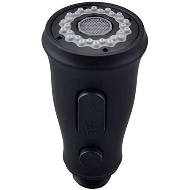 GFDYREE Tête de Robinet d'Évier de Cuisine Tête de Pulvérisation Extractible 2 Fonctions pour Robinet de Salle de Bain Cuisine Pièce de Rechange Connexions G1/2, Noir Mat (Modèle 2, Noir Mat)