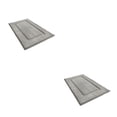 thumbnail image 3 of Injueey Alfombra de baño exquisita hecha a mano de felpa para cómodo paso a paso absorbente lavable TPR parte inferior gris claro 40*60cm gris claro 40*60cm 2piezas, 3 of 6