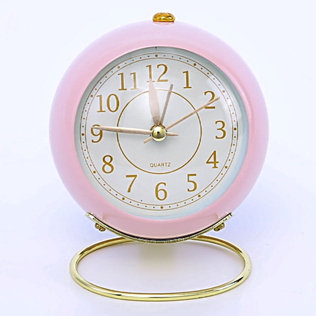 Reloj despertador para niños Jadeshay Metal Estilo Europeo