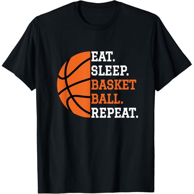 Camiseta de baloncesto para niño con repetición de baloncesto