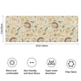 thumbnail image 3 of Cute Hedgehogs and Pioneer Flower Pattern Bathroom Rugs Mat,Non Slip Microfiber Bathroom Rug,Rubber Backing,Soft Bathroom Mats for Bathroom Floor,Tub and Shower,47x17in(120x43cm), 3 of 5