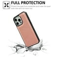 thumbnail image 2 of Allytechgroup Compatible with iPhone 14 Case, PU Leather Slim Fit for Women Men Shockproof Protective Back Cover Phone Case for iPhone 14, Rosegold, 2 of 7