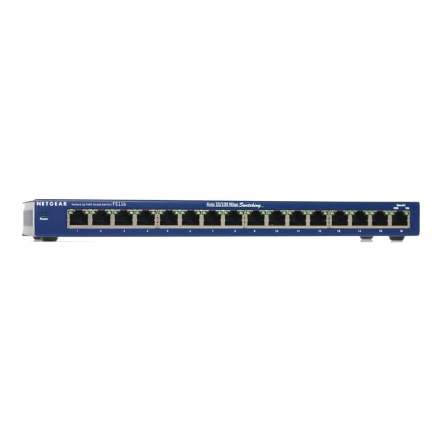 NETGEAR FS116 10/100 Commutateur - Commutateur - 16 x 10/100 - Ordinateur de Bureau