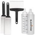 thumbnail image 2 of Blackstone Professional Grade Accessory Tool Kit (5 Pieces) 16 oz Bottle, Two Spatulas, Chopper/Scraper and One Cookbook-Perfect for Cooking Indoor or Outdoor, Multicolor, 2 of 4
