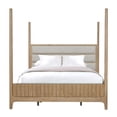 thumbnail image 5 of Pemberly Row Bedroom King Poster Bed with Dresser and Mirror, 5 of 15