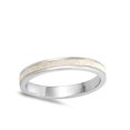 thumbnail image 4 of CHOOSE YOUR COLOR White Simulated Opal Stackable Wedding Ring .925 Sterling Silver Band CZ Female Size 10, 4 of 4