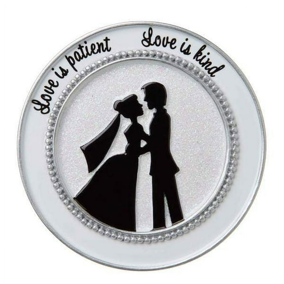 Bride and Groom Couple Silouhette Personalized Christmas Tree Ornament DO-IT-YOURSELF