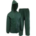 thumbnail image 2 of Safety Works Rain Suit Heavy Duty PVC Rainwear - 2 Piece, XL, Green, 2 of 2
