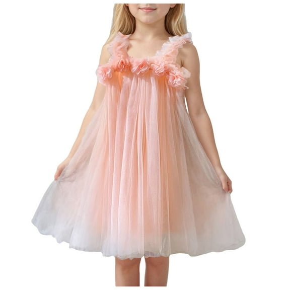 5-6 Years Baby Girl Outfits Baby Girl First Birthday Outfit Layered Tulle Tutu Dress for Toddler Girls,Baby Girl Rainbow Tutu Princess Skirt Set Light Pink