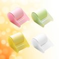 thumbnail image 3 of 4 Pcs Blocs-Notes Adhésifs Super Auto-Adhésifs avec Distributeur de Ruban Mémo pour Maison École Bureau (Couleur Aléatoire), 3 of 9