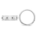 thumbnail image 2 of Mens Sterling Silver Fancy Wedding Band Ring (7mm), 2 of 4