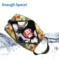 thumbnail image 2 of Honeii Sunflower Cornflower Poppy Print Multi-Purpose Storage Bag,Hanging Dopp Kit,Small Toiletry Bag for Traveling for Toiletries, Makeup, and Small Essentials, 2 of 7