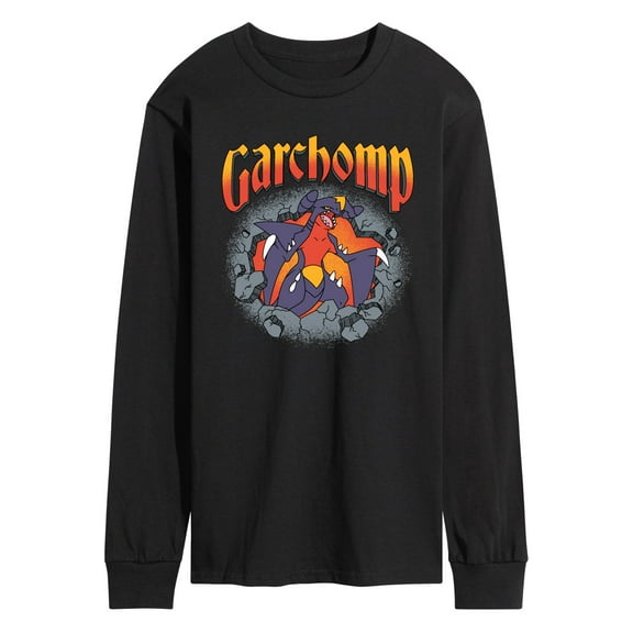 Pokémon - Garchomp Rocks - Men's Long Sleeve Graphic T-Shirt