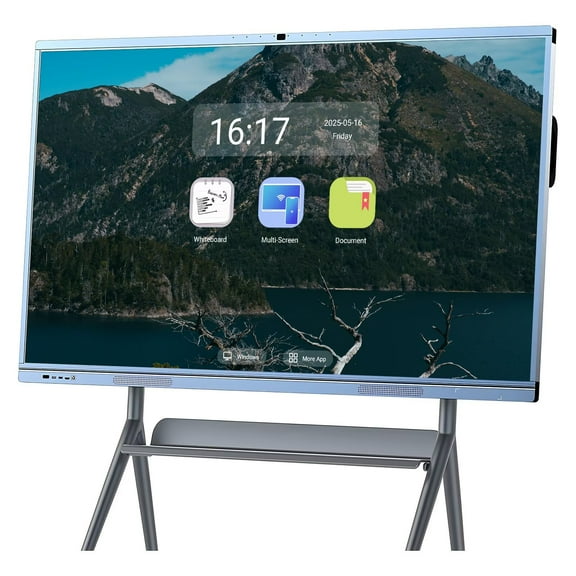 JYXCN Smart Board, 65'' 4K UHD Interactive Whiteboard, All in One Smartboard for Office, Digital Smart Whiteboard Built in Dual System for Classroom