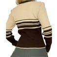 thumbnail image 2 of Vedolay Women's Fall Coat Women's Slim-Fit Casual Tailored Fashion Double Flap Pockets Casuals Jacket,Brown L, 2 of 5