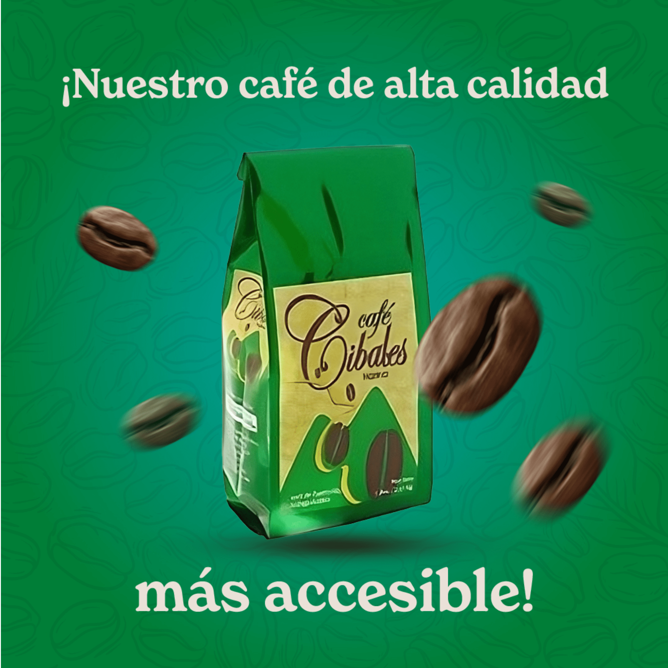 Café Cibales, "El Verde" Ground Coffee, 14 oz
