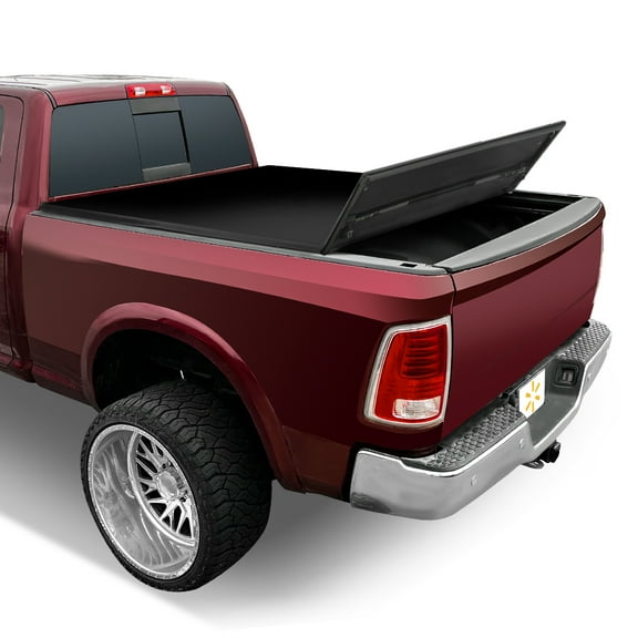 Auto Drive Soft Tri Fold Truck Bed Tonneau Cover Fits 09-18 Dodge Ram 1500 6.5Ft Bed