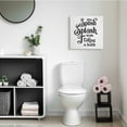 thumbnail image 4 of Stupell Industries Splish Splash Taking Bath Playful Bathroom Phrase,36 x 36,Designed by Lettered and Lined, 4 of 4