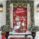 thumbnail image 5 of Christmas Door Cover Santa Claus Print Holiday Party Decoration Polyester Fabric Door Hanging for Home Indoor Outdoor Festive Decor, 5 of 6