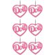 thumbnail image 1 of KAIYANG Juego de 3 pares de pendientes colgantes de corazón, acrílicos, huecos, con forma de corazón, con letras, para mujer, con dijes, ligeros, para mujeres, niñas y amigas, 1 of 5