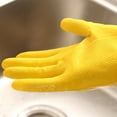 thumbnail image 3 of E-Trad Household Clothes Dish Washing Rubber Gloves Housework Mitt, 3 of 4