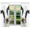 thumbnail image 2 of CADecor Cute Cow Window Curtain Window Treatments Kitchen Curtains 26x39 inches, 2 Pieces, 2 of 3