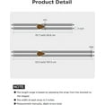 thumbnail image 2 of HBlife Men's X-Back 2 Inches Wide Heavy Duty Clips Adjustable Suspenders,Light Coffee, 2 of 7