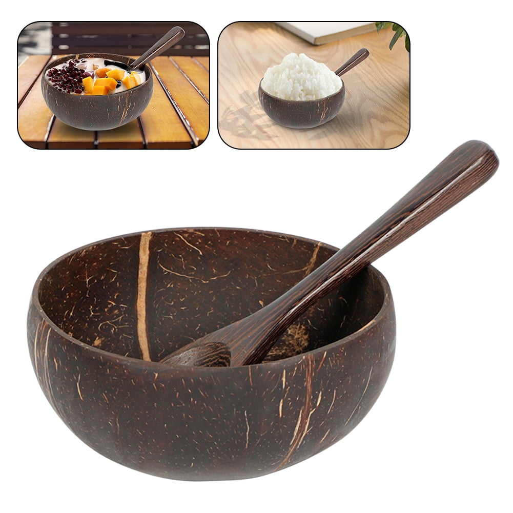 Details about   Coconut Shell Spoons Natural Eco Friendly Reusable Utensils for Kitchen 