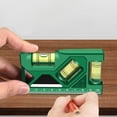 thumbnail image 2 of MYG Portable Magnetic Pocket Level Gauge Mini Protractor with Metric Ruler Measure, 2 of 9