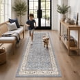 thumbnail image 3 of SIXHOME 2'x8' Runner Rug Machine Washable Runner Carpet Vintage Traditional Rug Runner for Bedroom Kitchen Entryway Indoor Soft Non Slip Runner Retro Home Decor Blue, 3 of 7