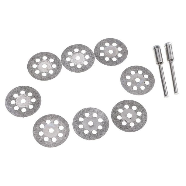 10 Pieces Diamond Cutting Wheel Discs with 2 Pieces Shank for