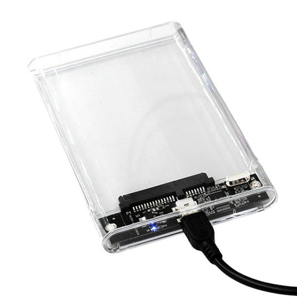 Caja de unidad de estado sólido portátil SATA, carcasa HDD SSD de 2,5 pulgadas para tableta portátil