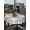 LightGray, variant on Outdoor Tablecloth with Umbrella Hole and Zipper, Grey Christmas Round Table Cloth 54 Inch Waterproof Tablecloth, Xmas Elk White Snowflake Winter Holiday Picnic Table Cover for Patio Camping