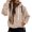 M-Khaki, variant on GERsome Women's Casual Hoodies Long Sleeve V Neck Lightweight Drawstring Pullover Tops Loose Sweatshirt with Pocket