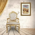 thumbnail image 3 of Unknown 23x32 Gold Ornate Wood Framed with Double Matting Museum Art Print Titled - Vintage Westerns: Phantom of the West - Ghost Riders, 3 of 4
