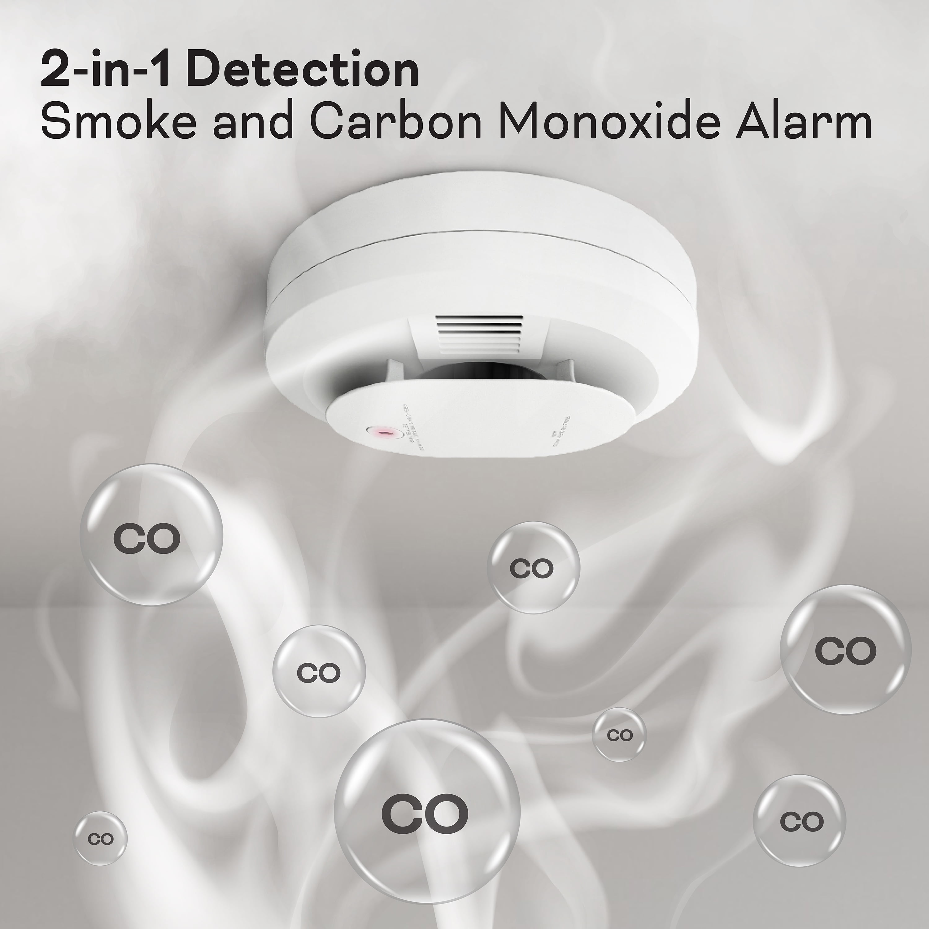 Kidde Combination Photoelectric Smoke & Carbon Monoxide Alarm with Hardwire Interconnect | 900-CUAR
