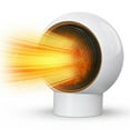 thumbnail image 1 of Portable Ceramic Electric Oscillating-Fan Heater  White, 1 of 7