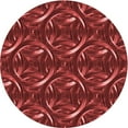 thumbnail image 1 of Ahgly Company Machine Washable Indoor Round Transitional Grapefruit Red Area Rugs, 7' Round, 1 of 7