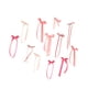 thumbnail image 4 of 12 piezas de decoración de pared con lazo, fondo decorativo DIY, lazo de cinta para fiesta Rosa, 4 of 8