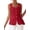 Red, variant on Womens Sleeveless Blazer Vest Elegant Casual Square Neck Waistcoat Office Wear Green XXL
