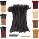 thumbnail image 1 of Daixi 0,2 cm de grosor, 4-18 pulgadas, 60 hebras, extensiones Sisterlocs de cabello humano, 100% microlocs hechos a mano, minilocs pequeños que se pueden teñir, blanquear, rizar y torcer, 1 of 1